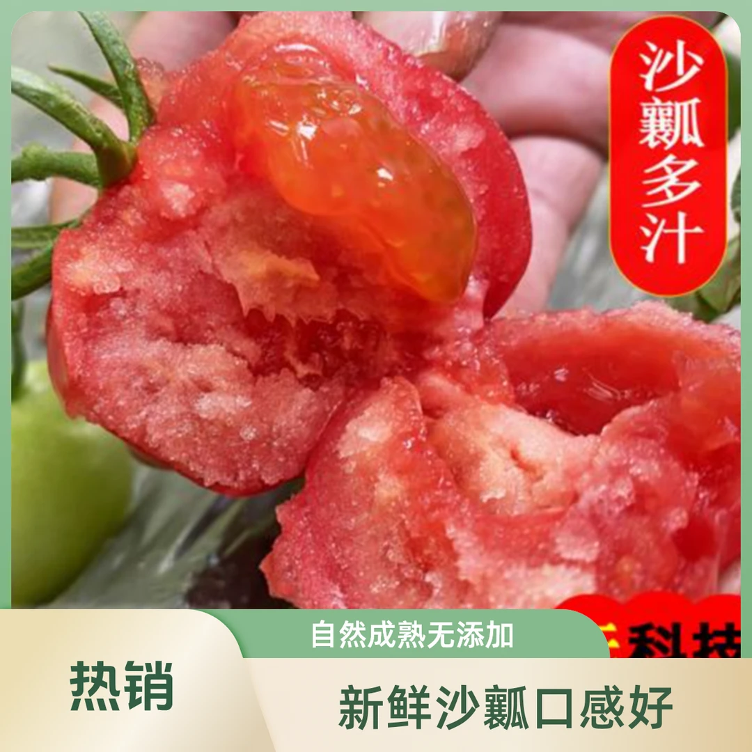 【顺丰明日达】泾阳正宗普罗旺斯自然熟生吃沙瓤西红柿新鲜普罗旺斯西红柿陕西省陕西省咸阳市