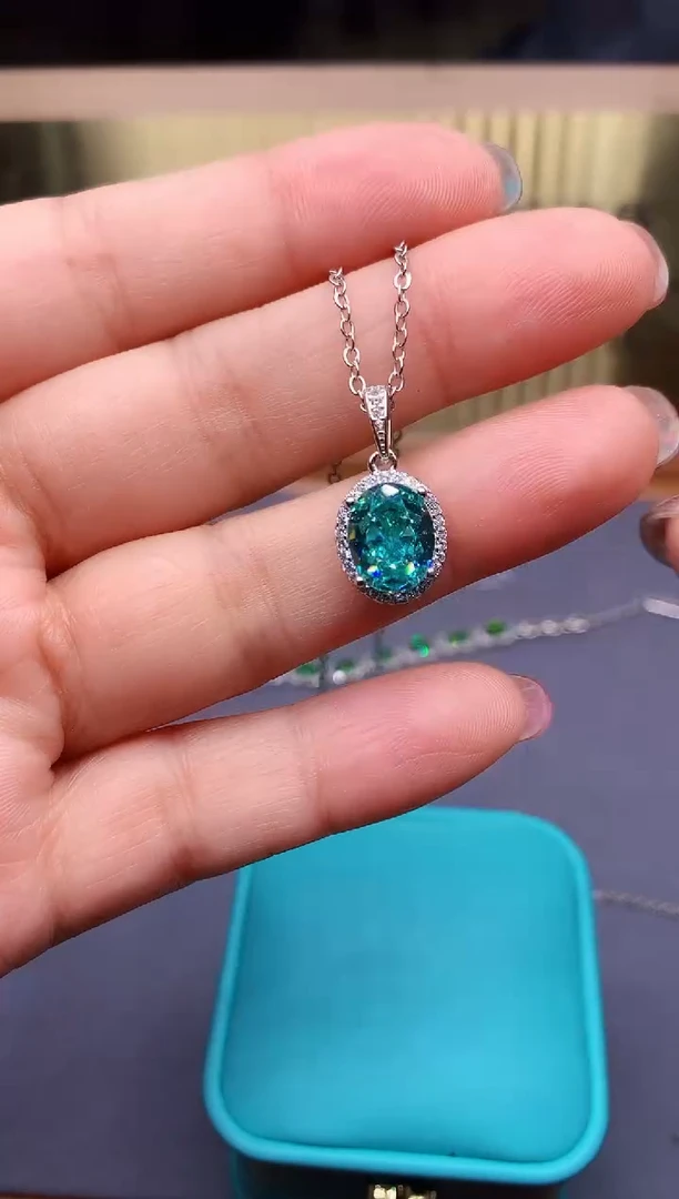 【闪购商品】碧玺吊坠(赠链)银S925镶嵌........