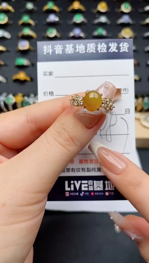 翡翠戒指银S925镶嵌............