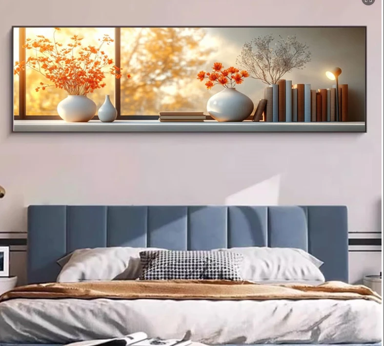 611花卉装饰画适用于客厅茶室床头背景壁画