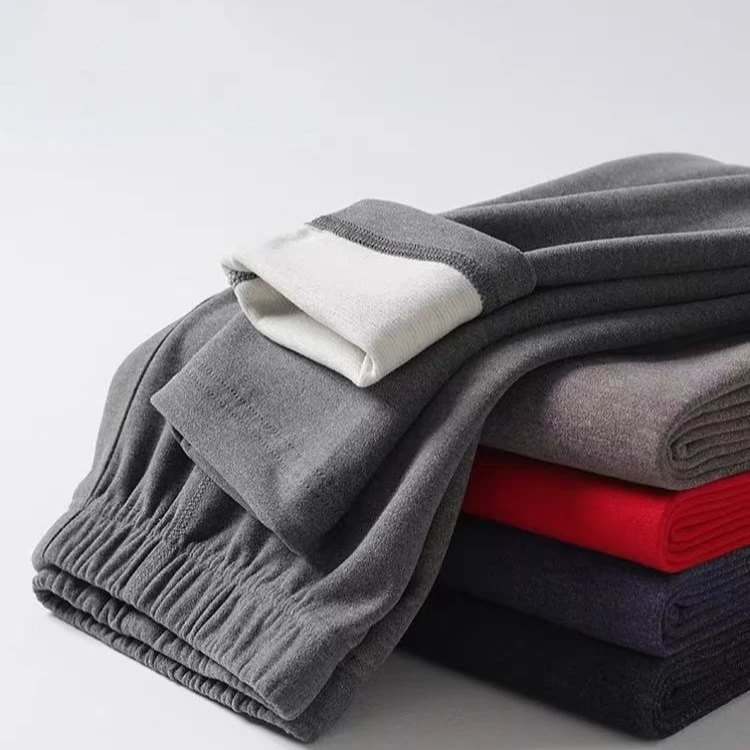 裤子大码薄款加绒修身加厚无痕内穿线裤418