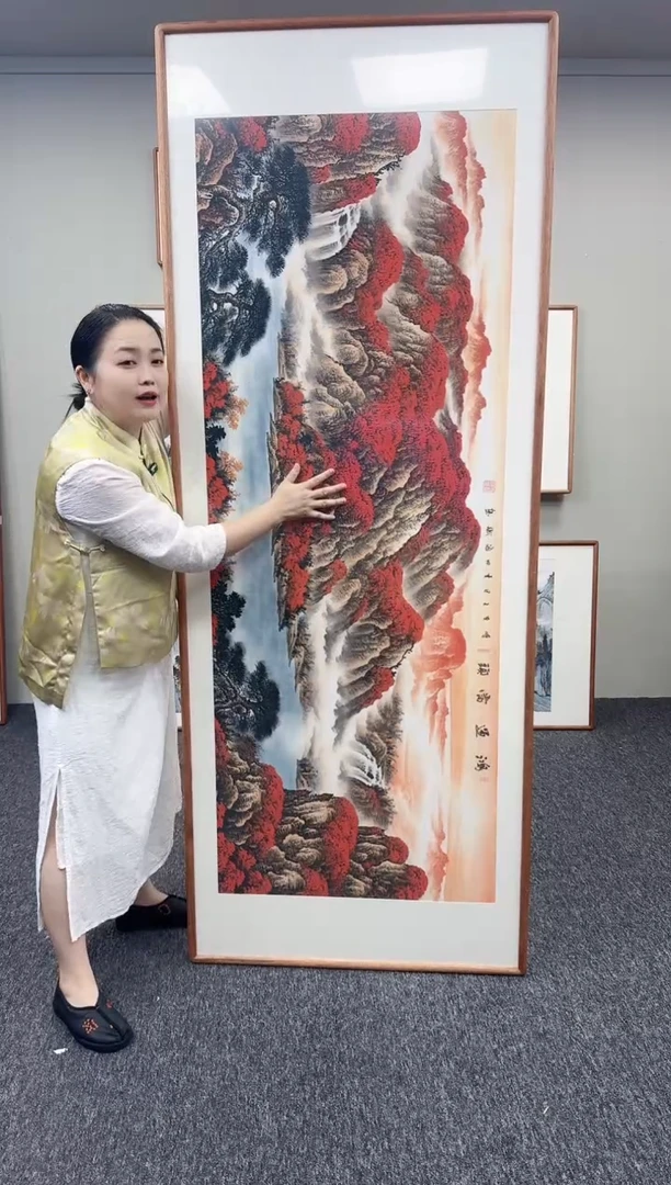 国画鸿运当头210*80