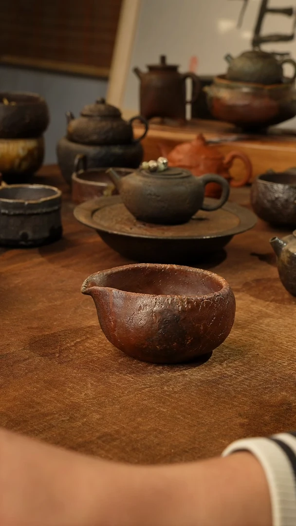 不**此柴烧福利手捏公道杯