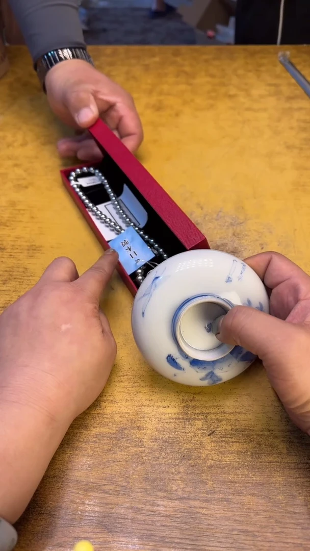 瓷器瓷器瑕疵瑕疵6灰珠碗