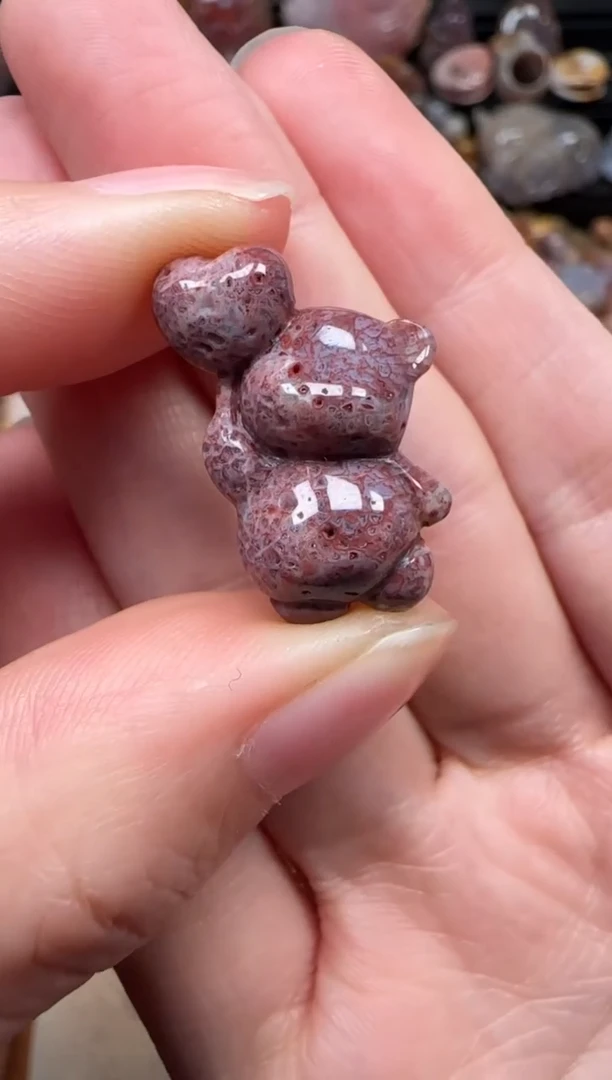 颈饰未镶嵌硅化珊瑚（珊瑚玉）813