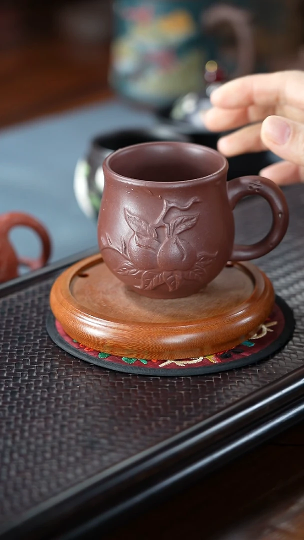 【闪购商品】紫砂茶壶宜兴原矿紫砂杯茶杯07