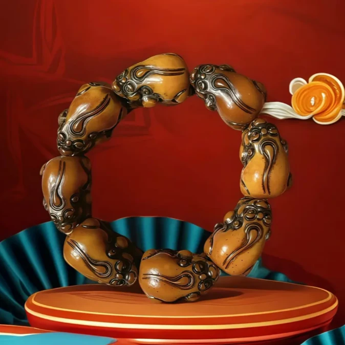 MK558玉化菩提貔貅手串（无礼盒）