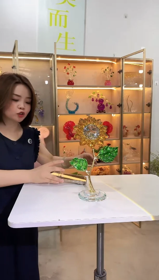 琉璃手工艺品优选花瓶花器M-早44