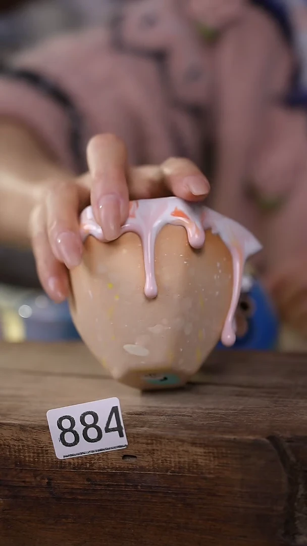 【闪购商品】瓷片福利 牛奶流釉系列 公道杯