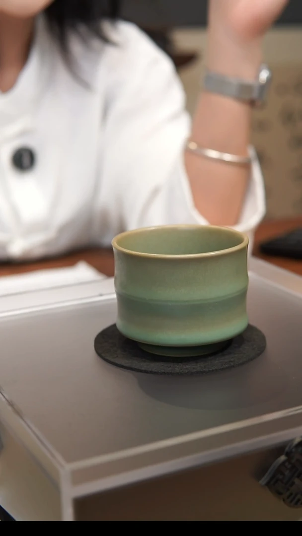 其他竹节杯 汝州原产地 原矿老釉 带底款