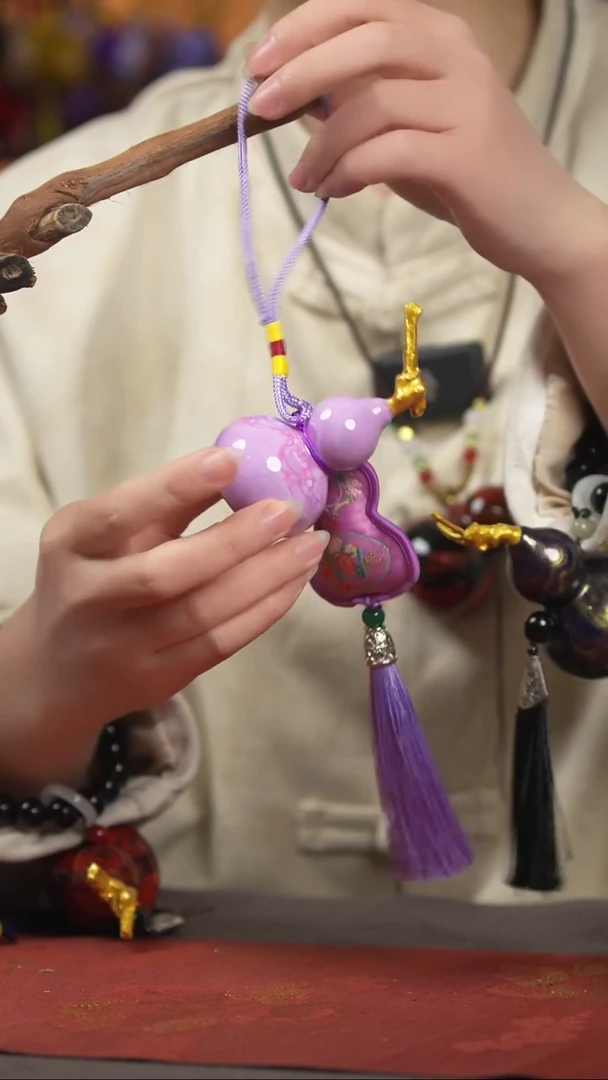 【闪购商品】1032号葫芦摆件车挂手持