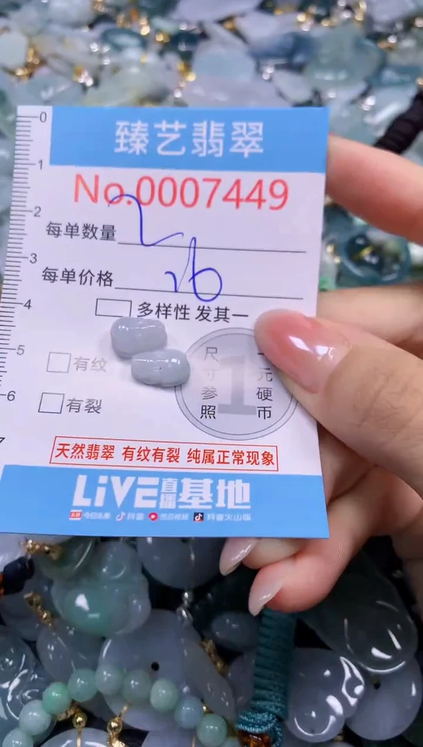 颈饰未镶嵌翡翠7449