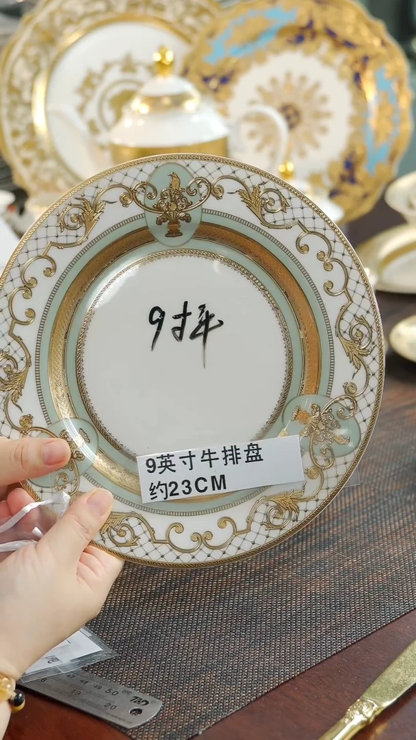 瓷片9英寸平盘  福利价