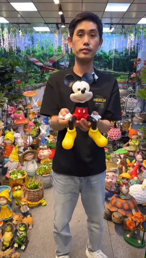 无花朵花园庭院摆件&00&