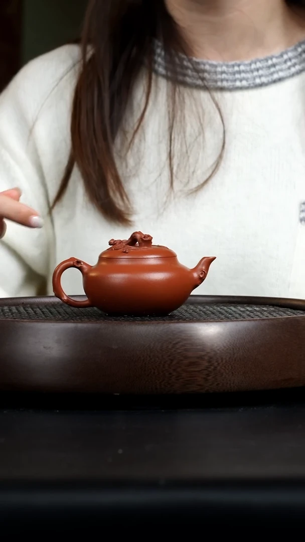 【闪购商品】紫砂茶壶0118紫砂壶05紫砂松鼠葡萄