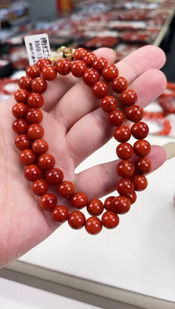 南红玛瑙瓦西女神链9+未镶嵌一个/条