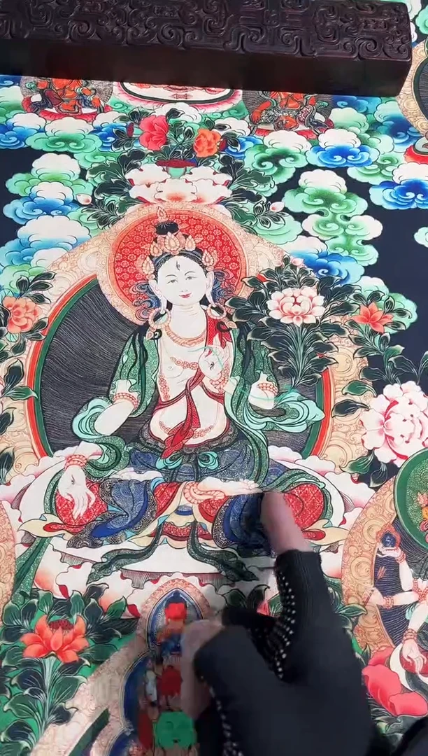 卷轴画天天的唐卡tk160