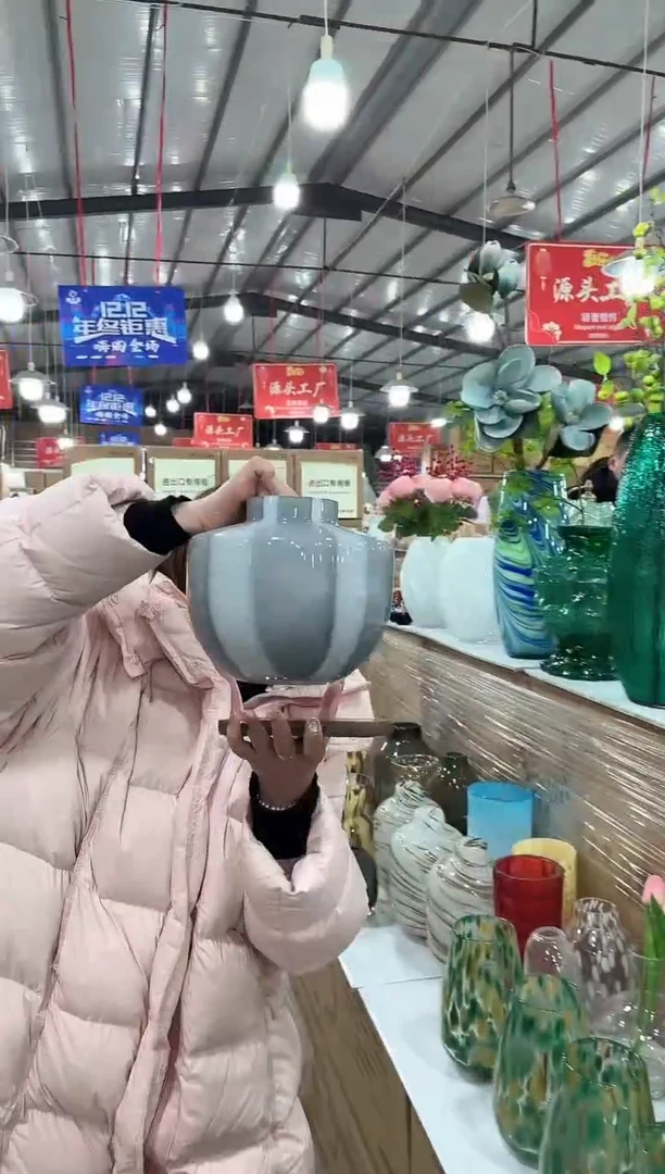 【闪购商品】玻璃于清花器S-早33