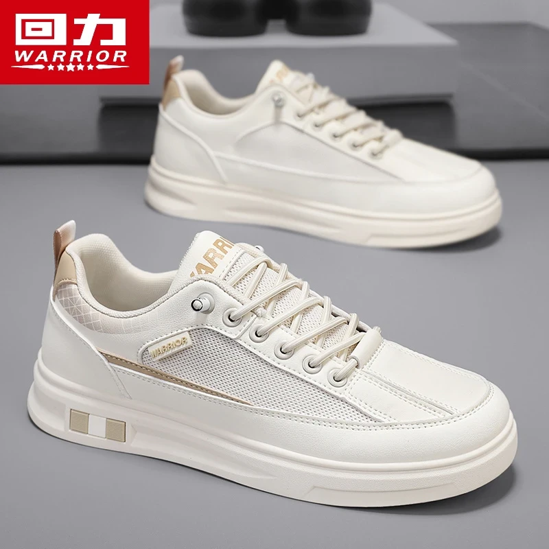 回力男鞋冬季透气2025新款男士一脚蹬小白板鞋百搭网面休闲鞋子男