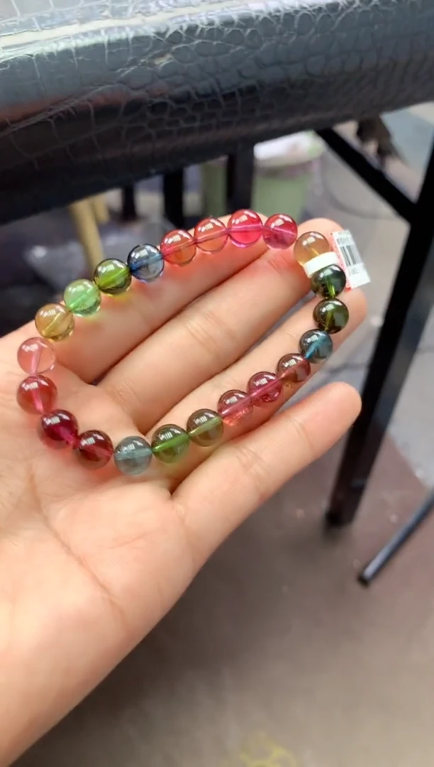 未镶嵌手串碧玺多样性发一条