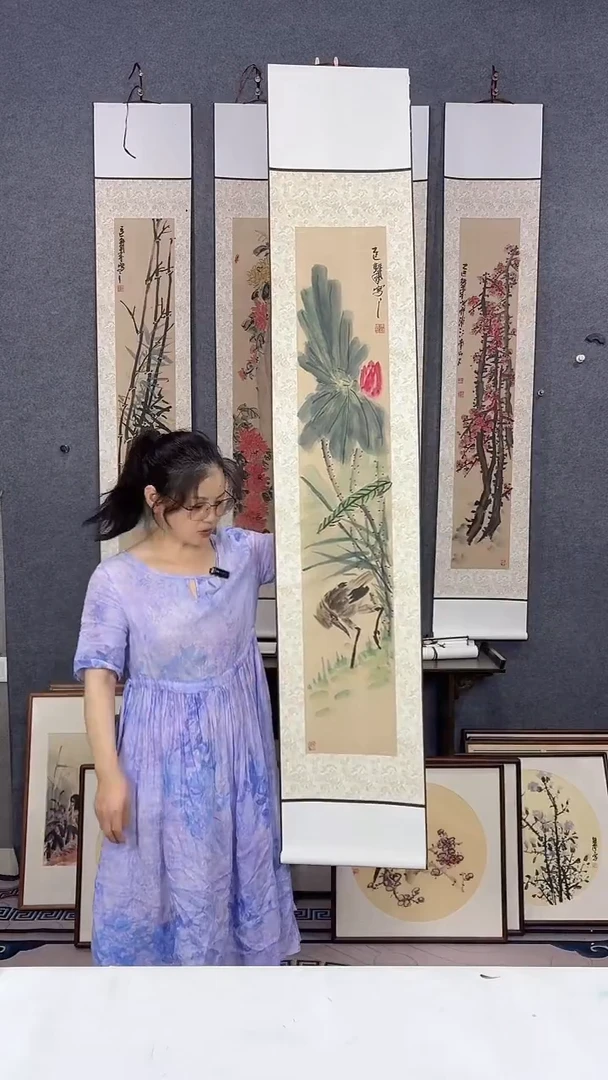 国画175*32吴铁成作品