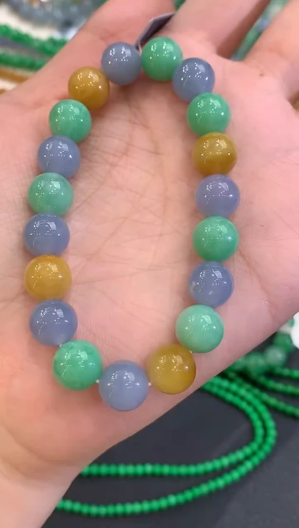 未镶嵌手串翡翠w190