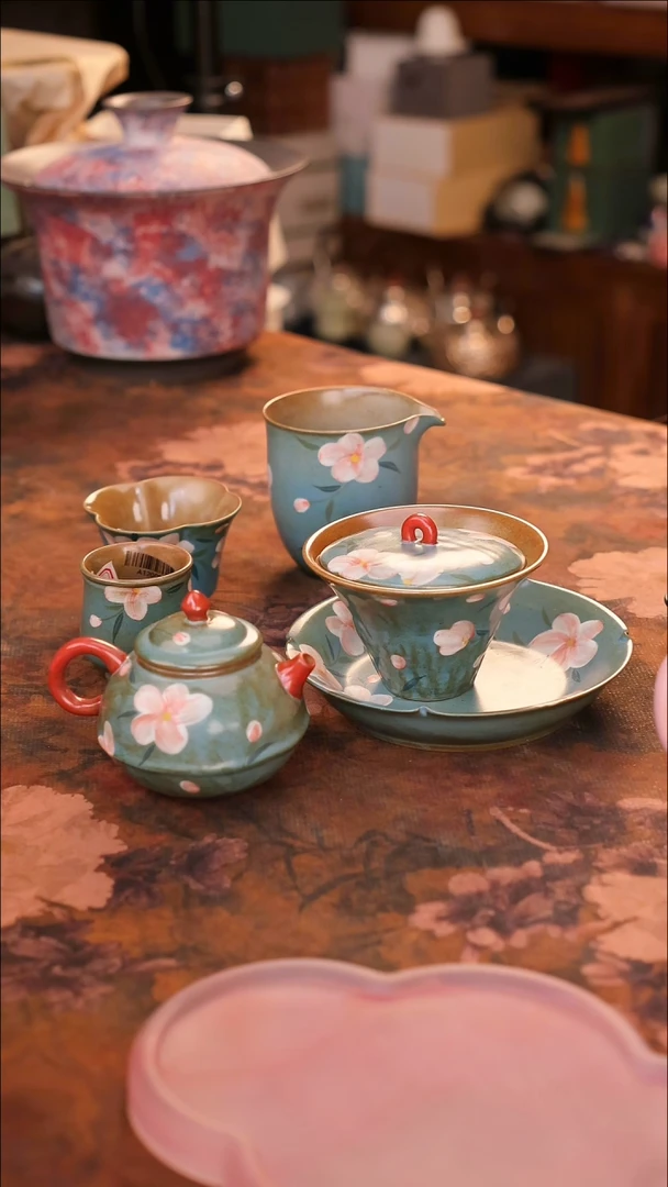 【闪购商品】陶瓷茶具（无礼盒无茶盘）@@A12070