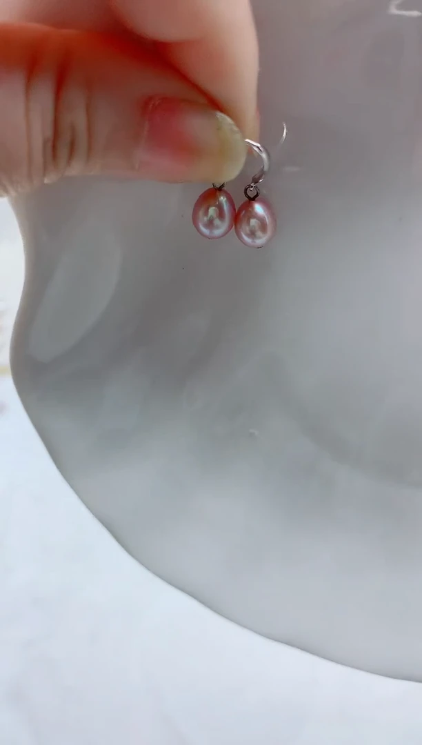 未镶嵌耳饰淡水珍珠多样性发其一（非无瑕）