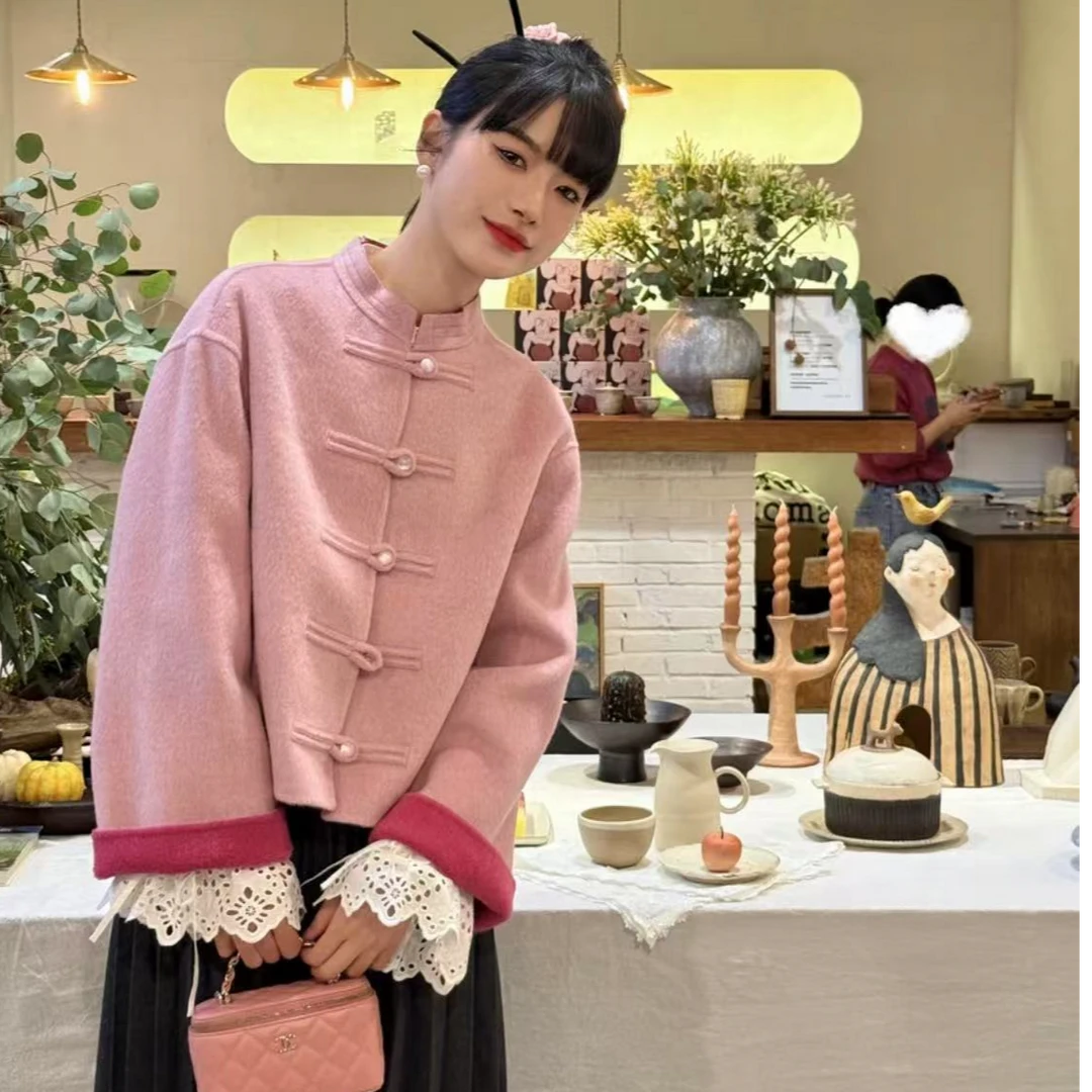 国风小香风双面双色明星同款春款上新中国风中式网红洋气炸街女装