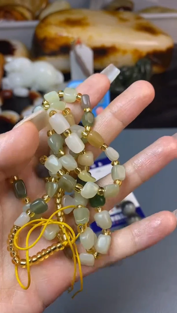 和田玉未镶嵌项链和田玉