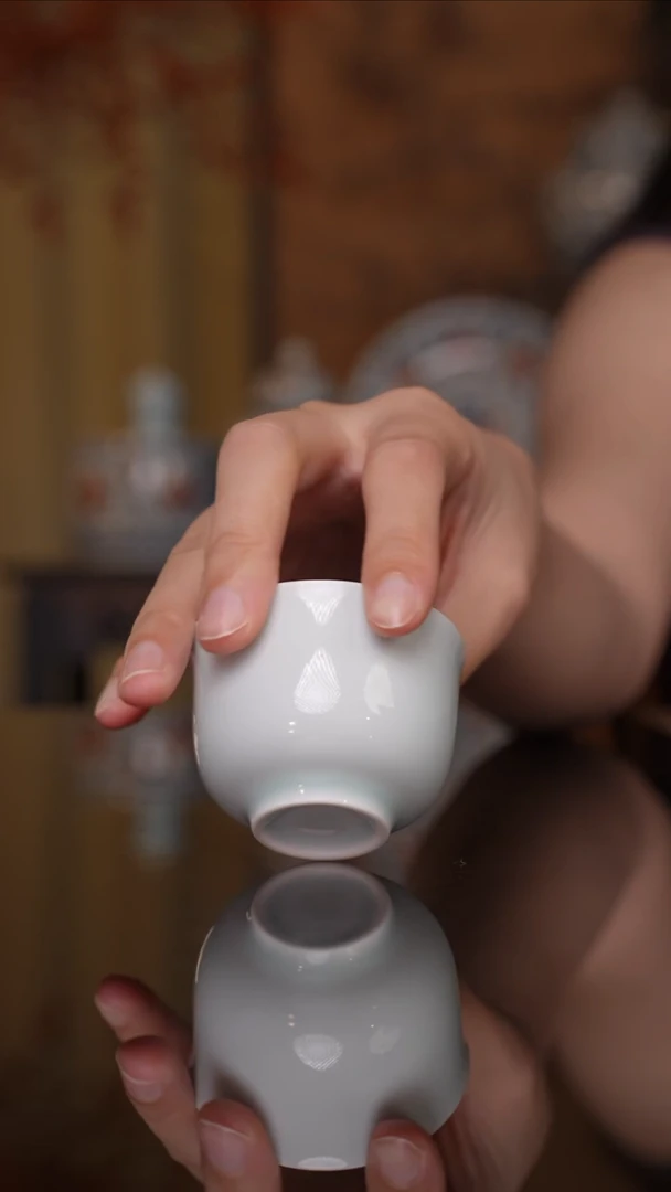 景德镇高温瓷炉式杯青号