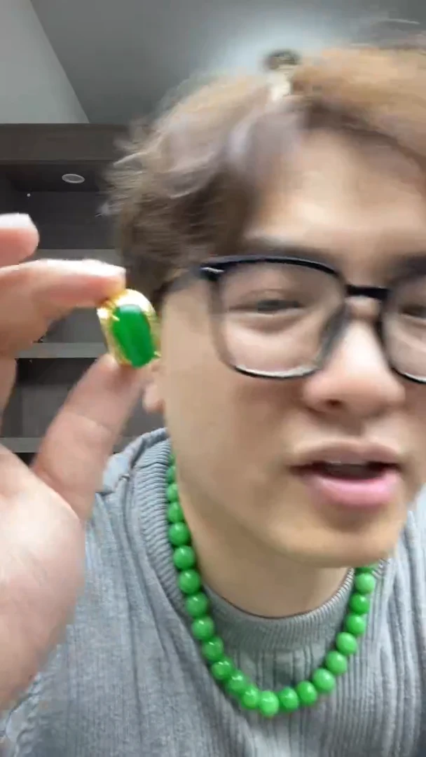 翡翠戒指未镶嵌高端时尚豪镶马鞍戒