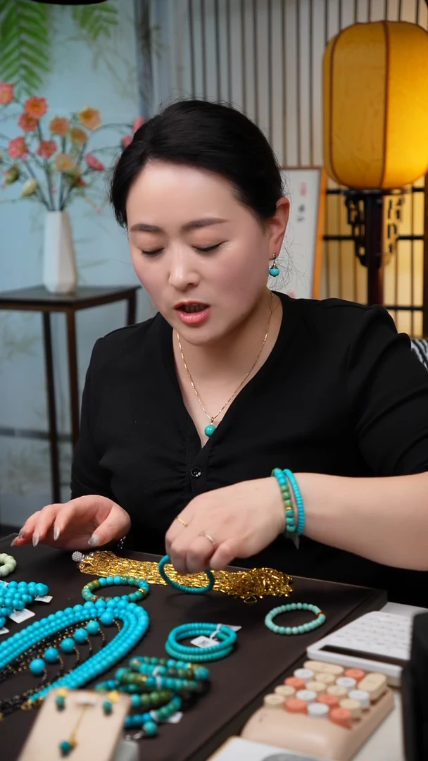 未镶嵌绿松石手串直切（多样性发货）