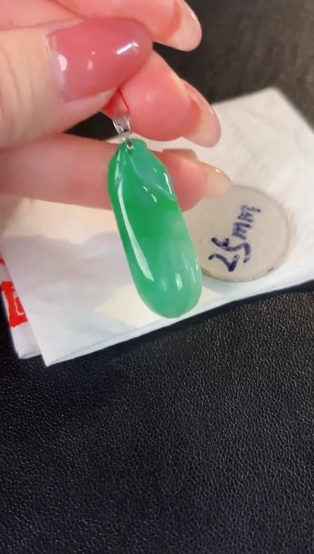 【闪购商品】翡翠颈饰18K金镶嵌 缅料A货/支持复检/一件