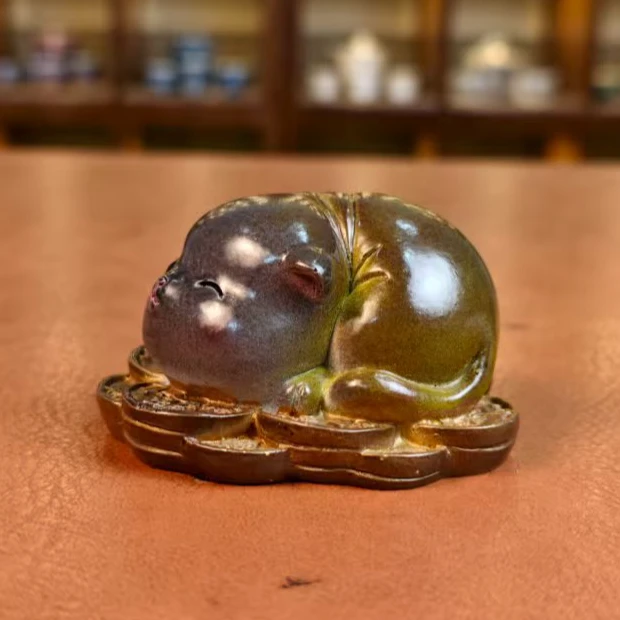 变色猫咪茶宠摆件 1725