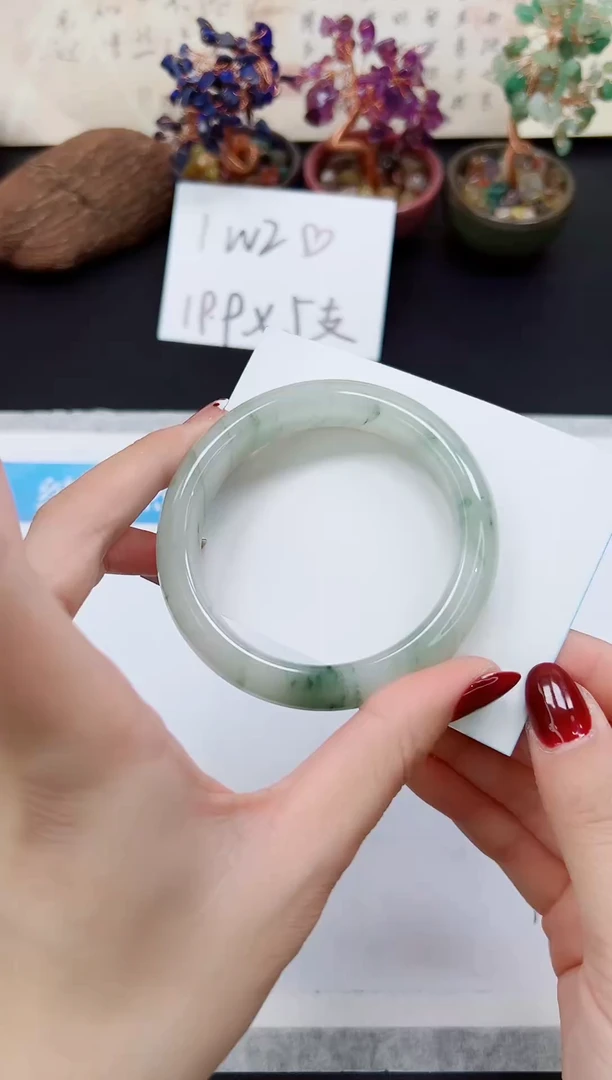 未镶嵌手镯石英质玉A95-55`56`57