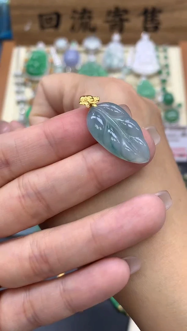 【闪购商品】翡翠颈饰18K金镶嵌108-中国好珍宝