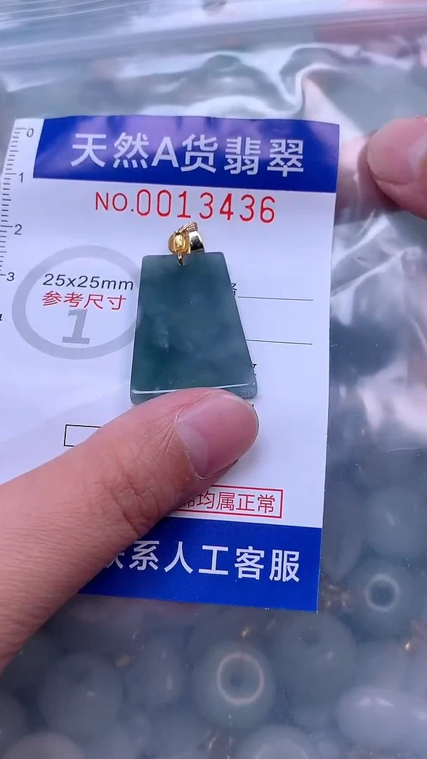 吊坠(赠链)未镶嵌翡翠1
