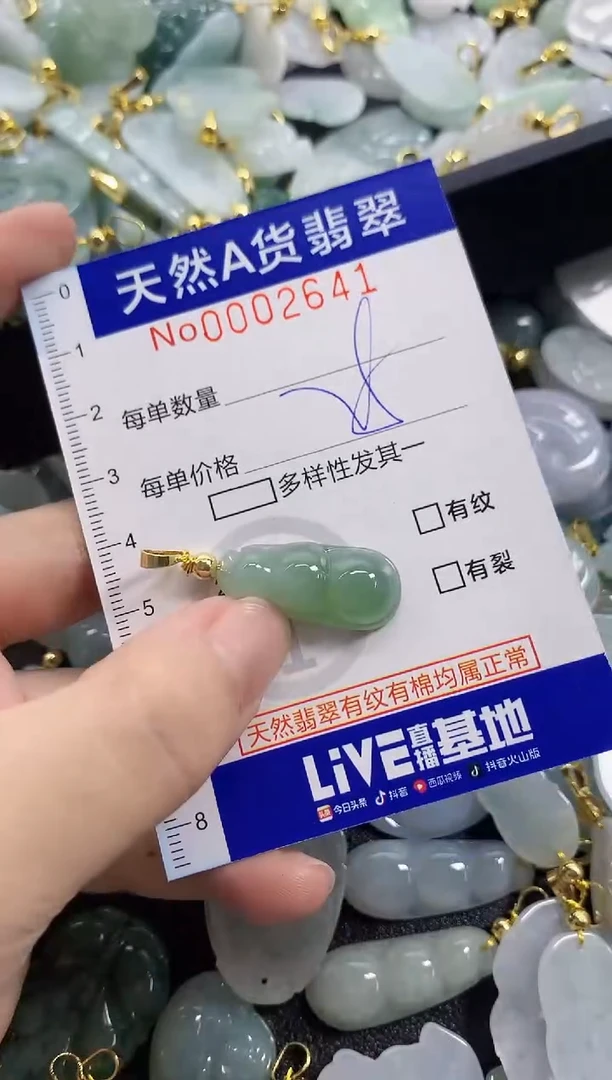 颈饰未镶嵌翡翠天然A货翡翠