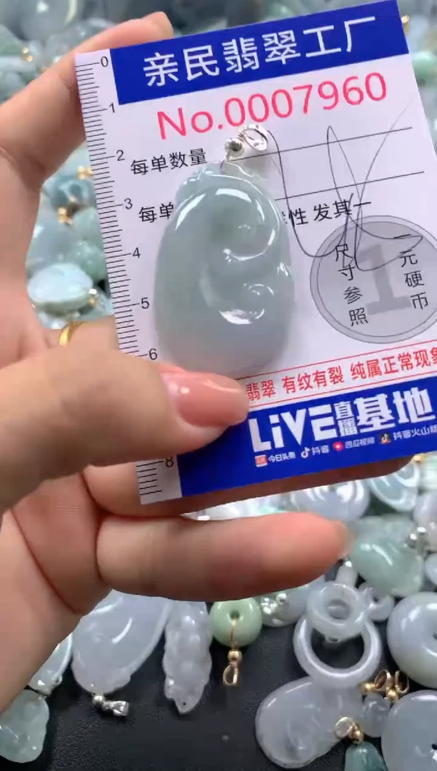 颈饰未镶嵌翡翠7960