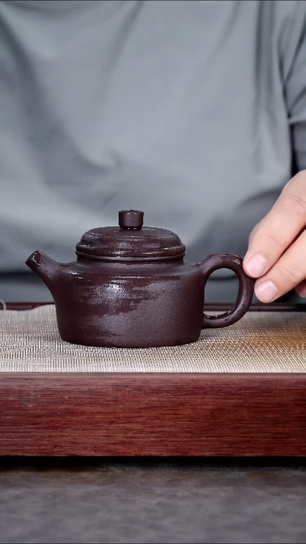 茶壶紫砂紫泥德钟