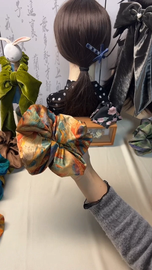 非金属布艺351发圈