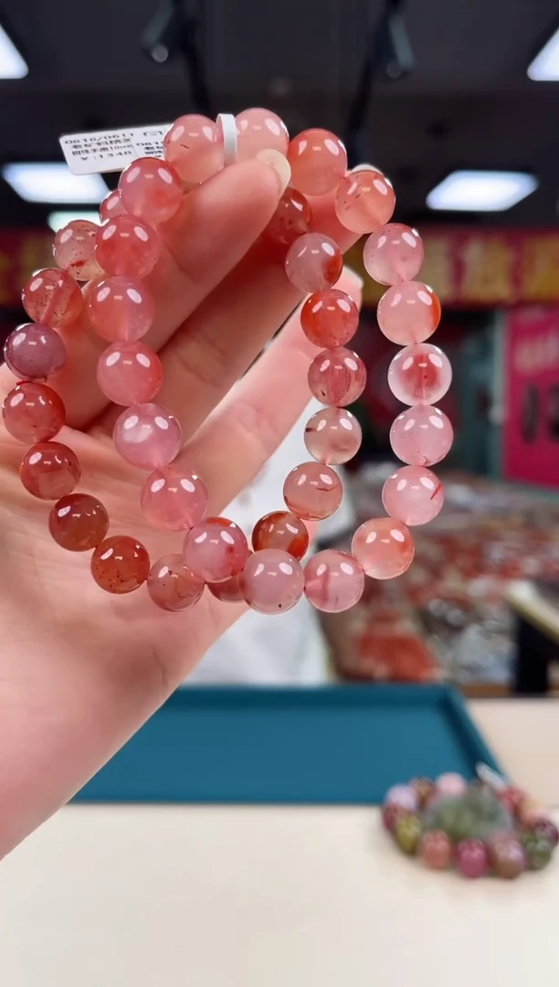 未镶嵌冰飘手串10+南红玛瑙（多样式发其一）