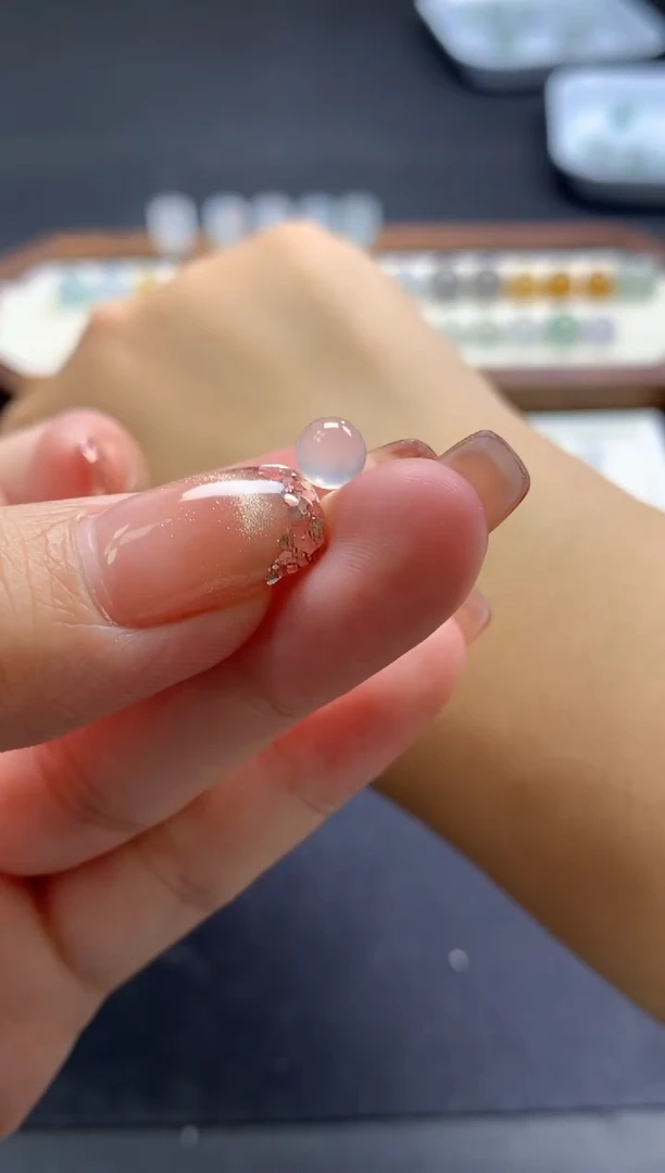 未镶嵌定制翡翠卡5.6mm