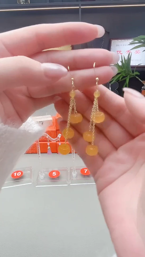 未镶嵌耳钉玛瑙/玉髓217