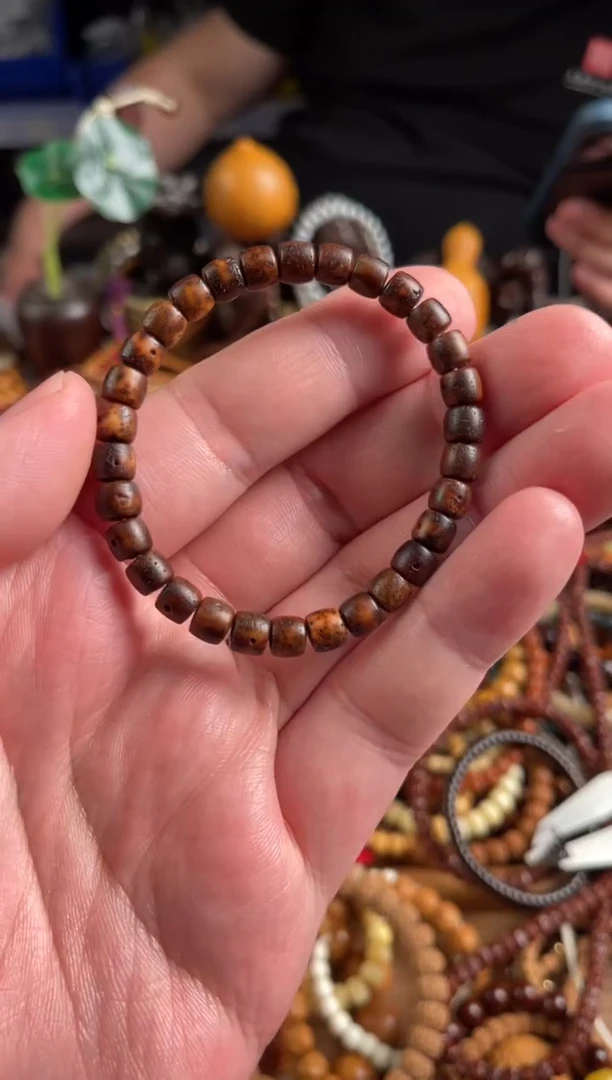 【闪购商品】星月菩提吊坠王胖子文玩工作室7*6黑金