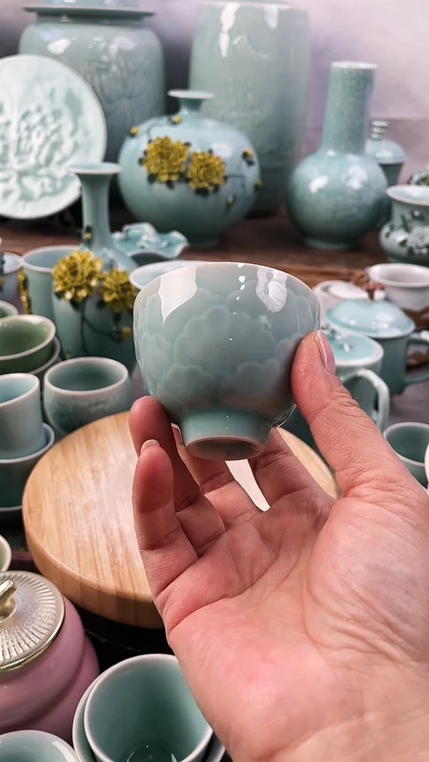 【闪购商品】特价 微瑕 慧仙青瓷