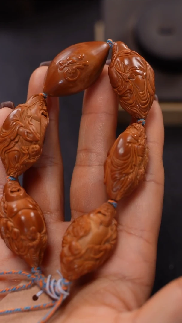 手串/手链橄榄核九林核雕文玩作品
