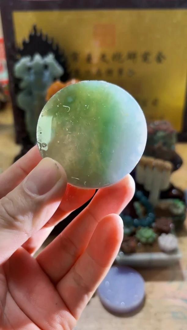 未镶嵌挂件翡翠A货常星7963