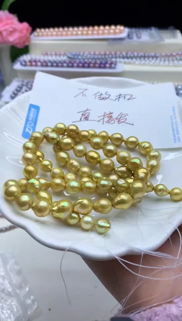 【闪购商品】淡水珍珠颈饰未镶嵌淡水珍珠项链多样性发其一